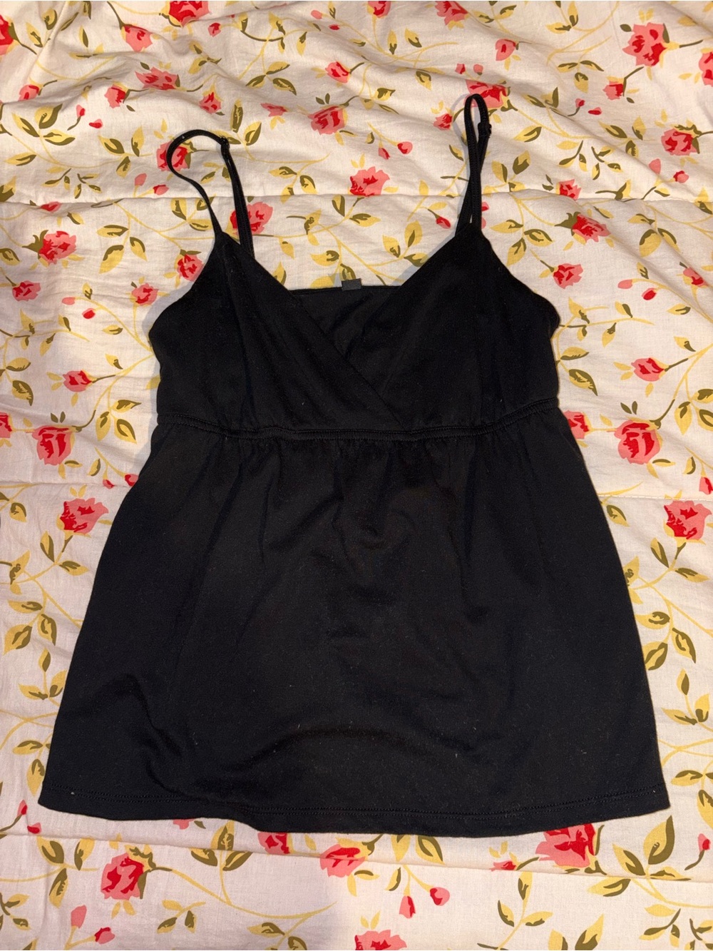 black babydoll tank top